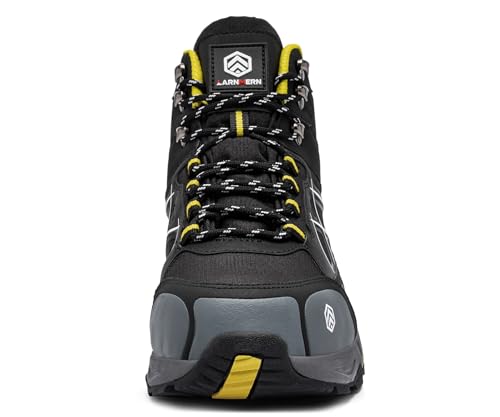 Image of LARNMERN Steel Toe Work Boots Men,Non Slip Safety Shoes,Comfortable Industrial and Constructio Hiking Sneakers