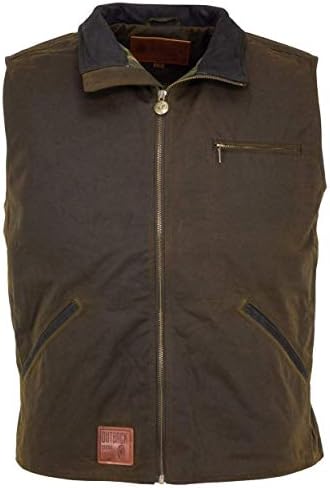 Outback Trading Men's Sawbuck Full-Zip Oilskin Western, Bronze, Small