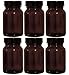 Produktbild mikken braunes Set inkl. Schraubverschluss & Etiketten Made in Germany  (6X 250ml) Apothekerglas, Glas, 6-Einheiten