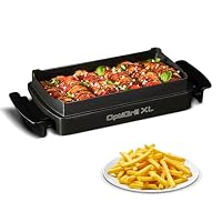 Tefal OptiGrill+ XL Backschale, geeignet für alle OptiGrill+ XL Modelle, 2 Liter Fassungsvermögen, antihaftbeschichtete Aludruckguss-Form, Portionen 4 bis 6, Schwarz, XA7278 – Ansicht 1