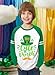Little Unisex Kids St. Patrick's Crewneck Long Sleeve Classic Shirt Green Cute Shamrock Clover 8 Years