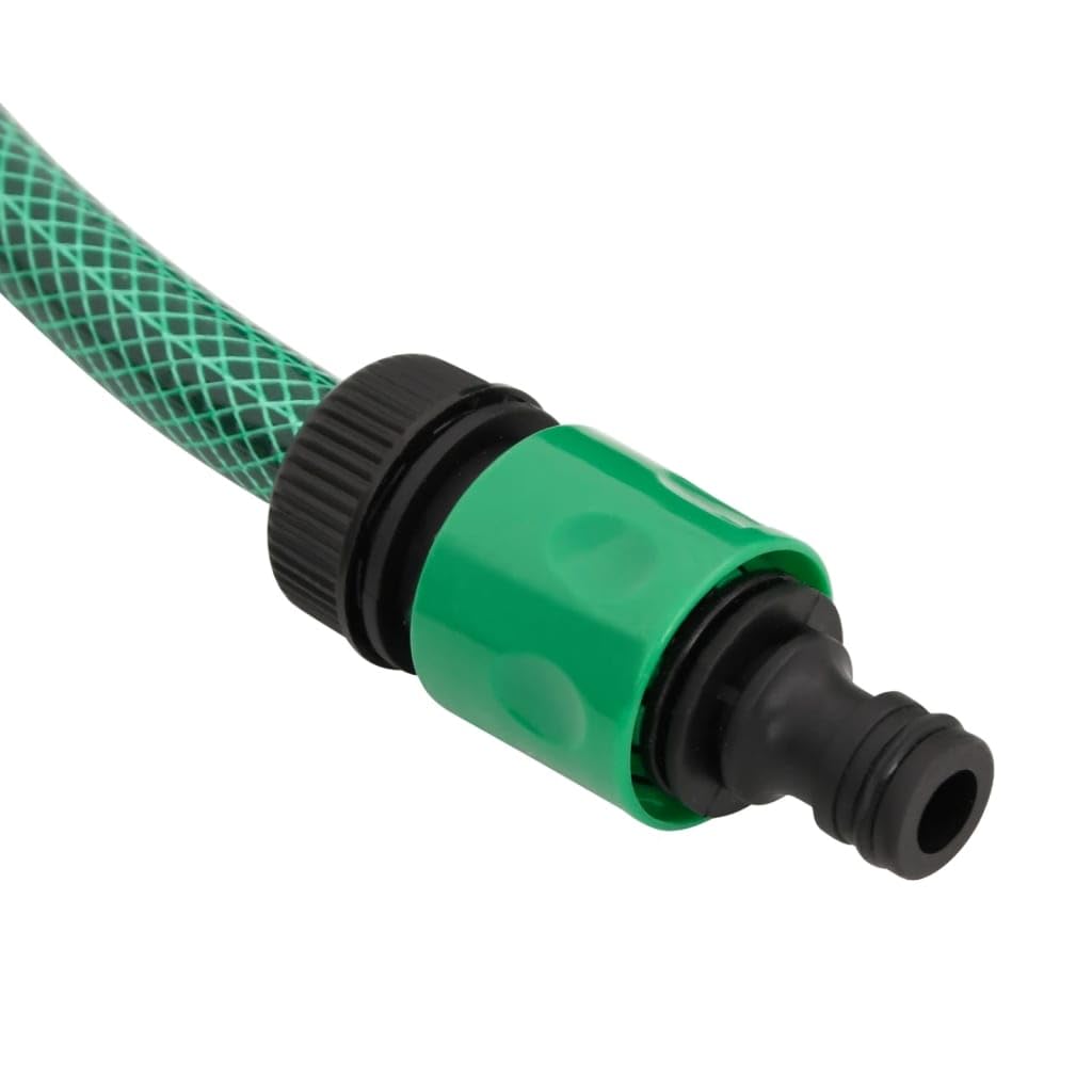 Manguera de piscina verde de 30 m de PVC con acoplamiento rápido, doble acoplamiento, manguera de limpieza versátil para limpiador de piscinas, manguera de natación, aspiradora, skimmer y
