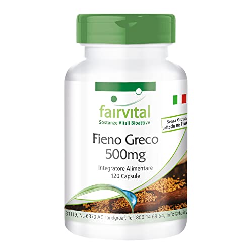 Fairvital Estratto di Fieno Greco 500 mg - 120 capsule