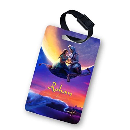 Image of Personalized Luggage Tag with Name & Photo - Unisex (Aladdin) | Custom Luggage Tag