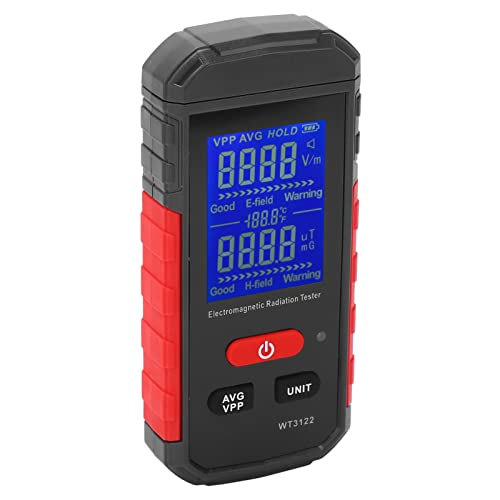 Medidor portátil de radiación electromagnética con alarma