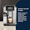 De’Longhi PrimaDonna Soul - Perfetto Machine à Café Automatique avec LatteCrema Mousseur à Lait Automatique, 18 Boissons en une Seule Touche, Écran Full-Touch, Argent et Noir (ECAM612.55.SB)