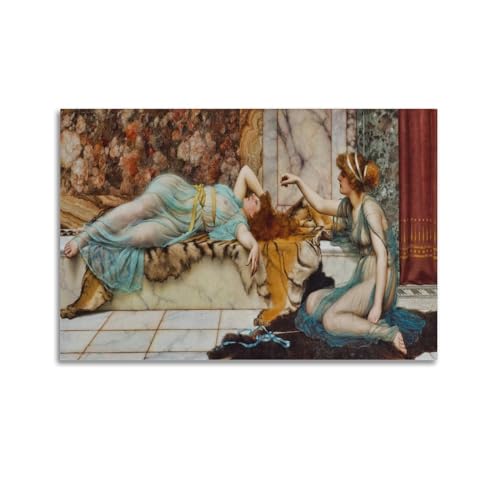 Poster Mischief And Repose John William Godward décoration