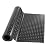 OranclUS Anti-Slip Rubber Diamond Floor Mat - Durable, Non-Skid, Waterproof Floor Protection for Home, Gym, Garage, and Vehicles - 2.5 mm x 4 ft x 6 ft Rolls - Black (4x6 FT)