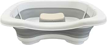 Amazon.co.jp: 楽々健 洗髪器 「楽浴 ケリーパッド」 グレー 福祉用具