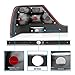 AmeriLite Replacement Tail Lights Red/Smoke Lens for Mercedes Benz S-Class W140 - Passenger and Driver Side