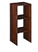 ClosetMaid 1304 Stackable 31-Inch Vertical Organizer, Dark Cherry