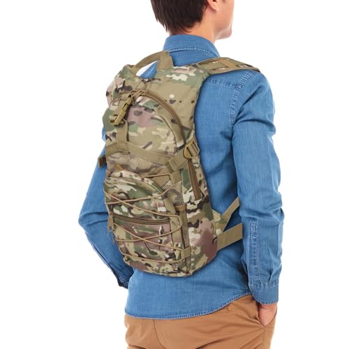 Mochila de senderismo Healifty estilo camuflaje multipropósito miniatura 5