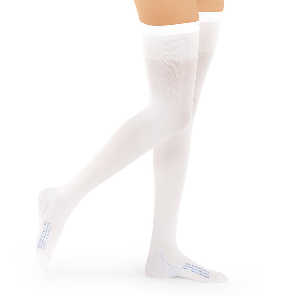 Gloria Med Calza Antitrombo Thrombosis 18, Compressione 18 mmHg, Post Operatoria, Poliammide-Elastane
