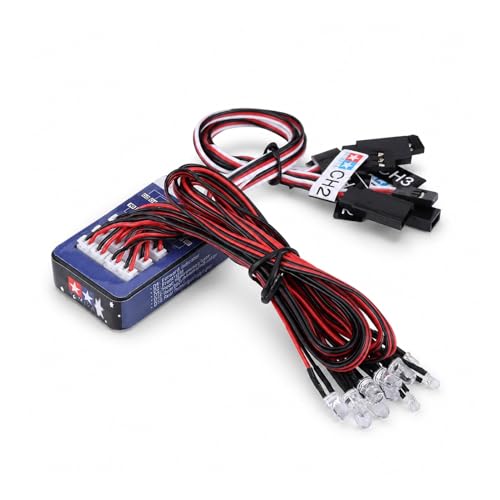 Luces LED para coche RC en circuitos de campo y carreras urbanas nocturnas