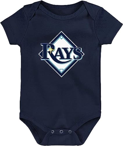 Image of Genuine Stuff MLB Newborn & Infants 0-24 Months Primary Logo Creeper Bodysuit Romper