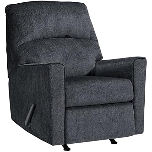 Signature Design by Ashley Manual Rocker Recliner Chair, Slate Gray