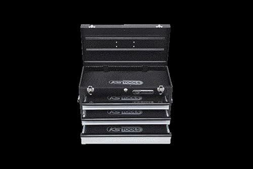 KS Tools 801.0003 Werkzeugtruhe mit 3 Schubladen-schwarz, L508xH255xB303mm