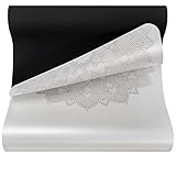 Ajna Natural Rubber Yoga Mat - Decrease Impact & Strain On Joints, Non-slip Stable Extra Long & Thic