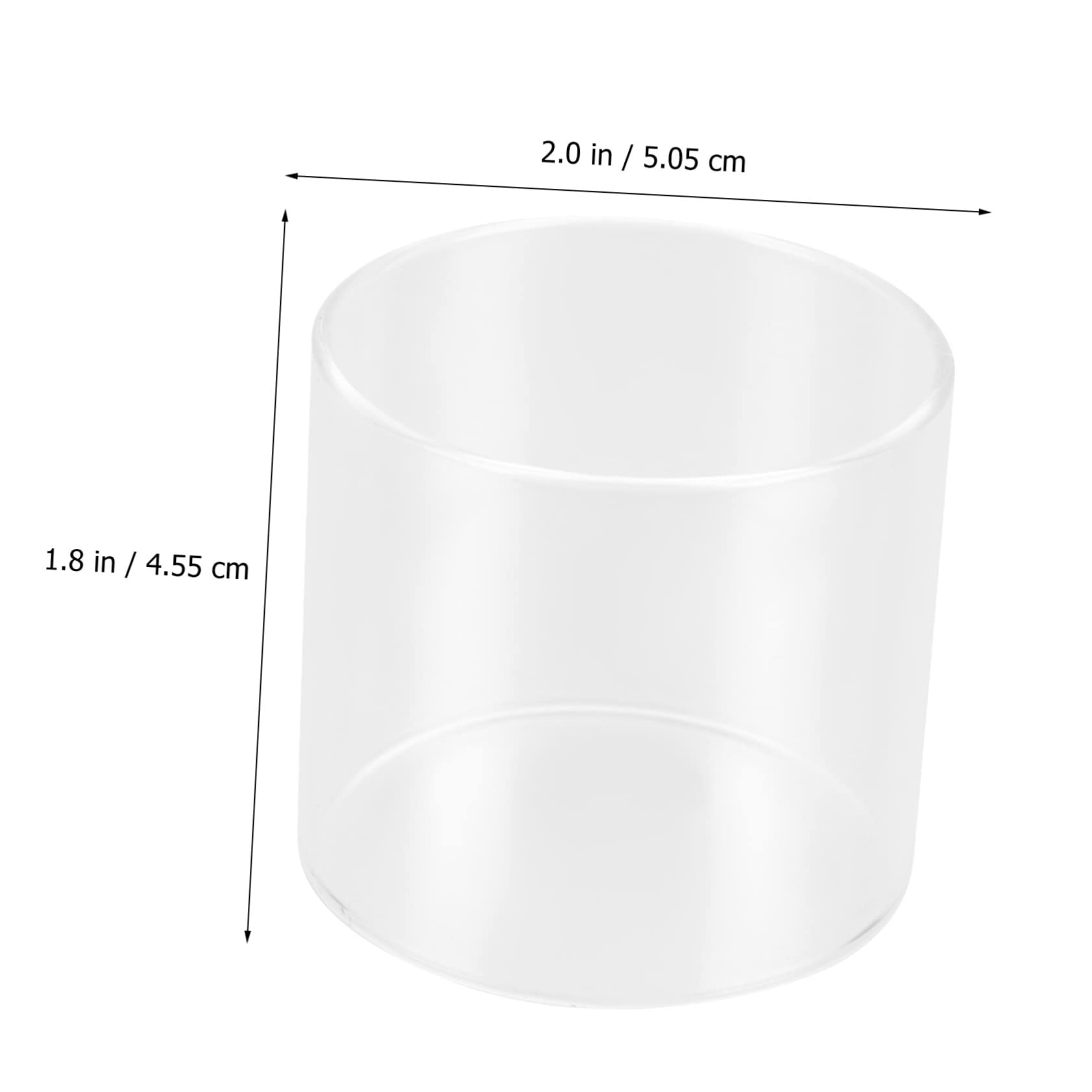 ASAKKURA Outdoor Propane Lantern Shade Heat Resistant Transparent Glass Cover for Gas Lanterns for Camping and Picnics Lightweight and Portable Protects Against Sun and Dirt