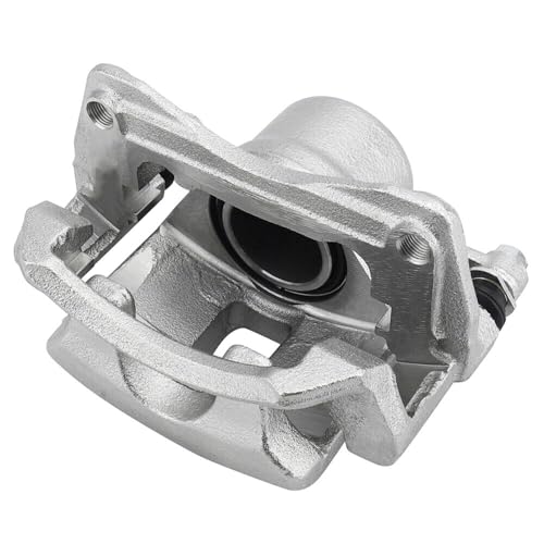 Image of Detroit Axle - Front Left Brake Caliper for 1998-2002 Toyota Corolla Chevrolet Prizm Disc Brake Caliper w /Bracket 1999 2000 2001 Replacement Driver Side Assembly