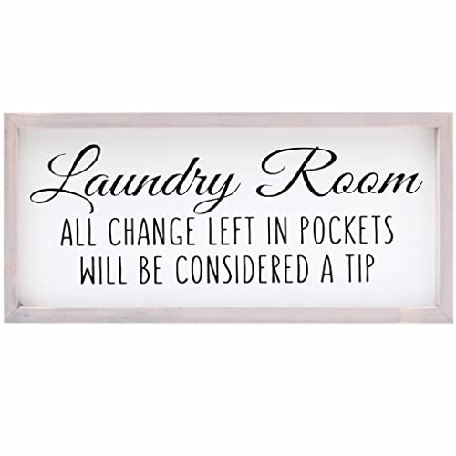 Athena's Elements Laundry Room Decor, Funny Laundry Wall Decor, Wooden