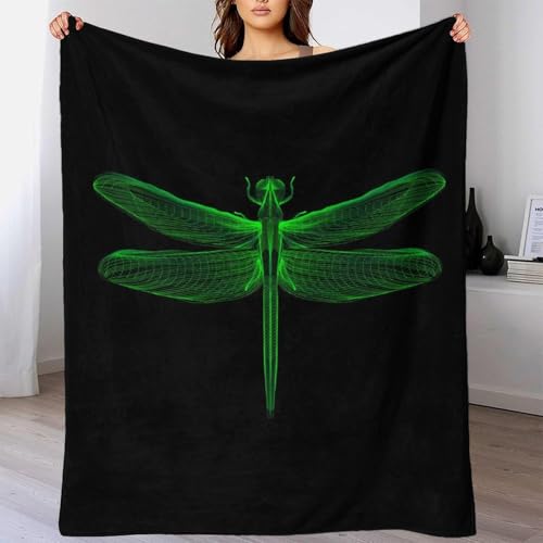 Couverture wireframe néon 3D jeté de canapé microfibre idéal pour ados gamers - 4