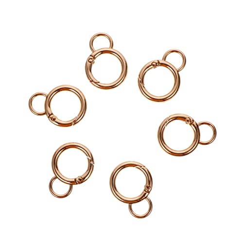 Uonlytech Colorful Swivel Snap Hooks Small Aluminum Snap Hook Fixing Buckle for Purses