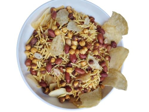 Image of True Taste Special Premium Mix Namkeen 100g | Ajika Chatpata Indian Mixture, Crispy Besan Sev, Roasted Peanuts, Masala Chana & Potato Chips, Tea Time Snack, Ready to Eat