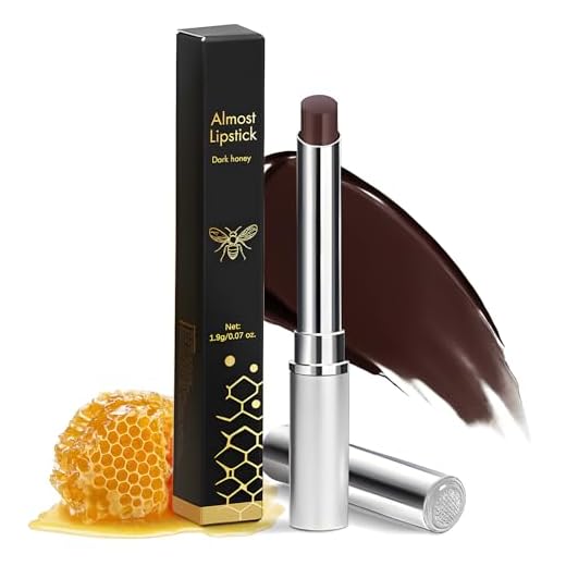 Black Honey Pintalabios, Bálsamo Labial Hidratante con Color, Barra de Labios Lipstick, Bálsamo Labial Brillante con Brillo Natural para Labios Secos (1 pieza)