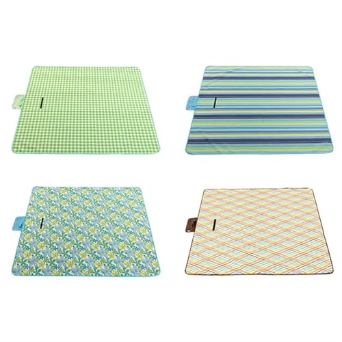 Manta de picnic familiar e impermeable de 195x200cm para tardes de playa y acampada multicolor 5