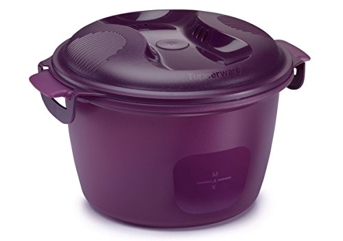 Tupperware Mikrowellen-Reiskocher, groß, 3 l oder 12 Tassen, Violett – Bild 3