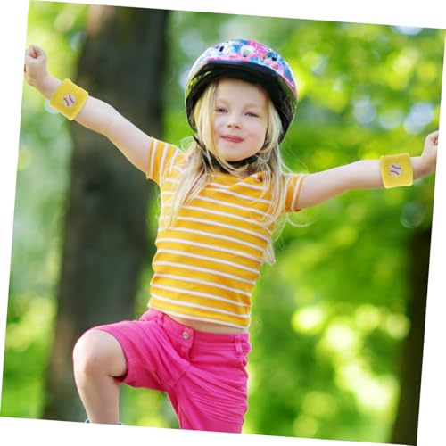 Muñequeras deportivas de fibra acrílica pack infantil transpirable 3