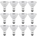 TORCHSTAR 12-Pack PAR30 LED Bulb CRI90+, Dimmable Spotlight Bulbs, 8W=75W, 5000K Daylight, UL & Energy Star Listed, 800LM, for Recessed Trim Lighting, Track Light