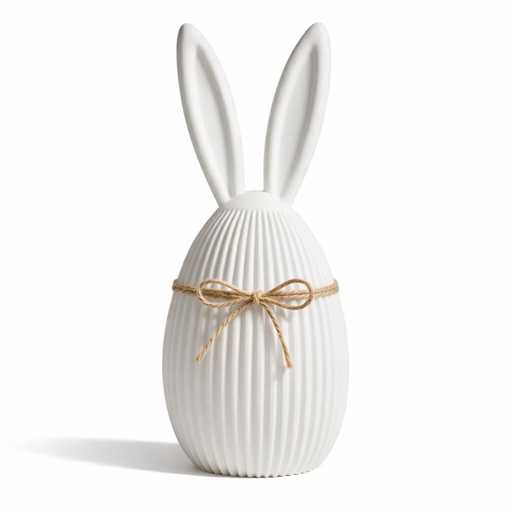 Bunny Egg - Decorative Bunny Rabbit - Stylish Scandinavian Design - Hygge Atmosphere - Suitable for LED Lighting - Easter- Christmas - Made in EU