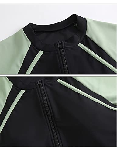 Image of KORADI Girls Swimsuits Rash Guard Swim Set Kids Two-Piece Bathing Suits Teen Swimwear Beach Shorts Sun Protection Swim Shirts