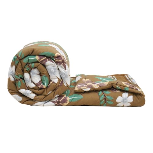 Image of Utopia Bedding AC Comforter Made of Microfiber 200 GSM Duvet for Double Bed /Quilt Blanket Lightweight for All Weather - Floral Design - 220x240 cm