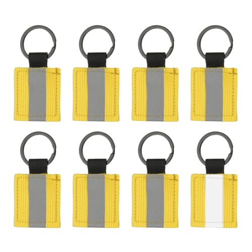 Porte-clés de sécurité réfléchissants pour fermeture éclair et cyclisme