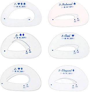 6 Uds sombra de ojos ahumada modelo stencil a...