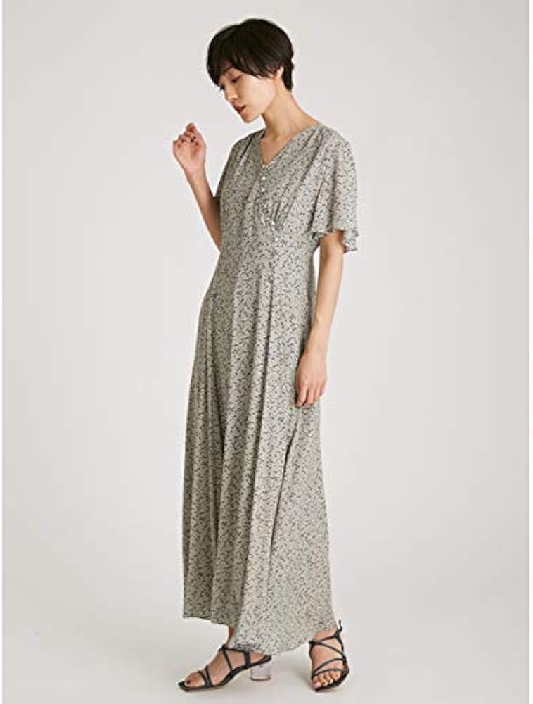 Amazon.co.jp: [フレイ アイディー] カシュクールプリントフレアワンピ