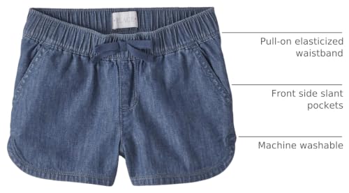 Image of The Children's Place Girls' Denim Pull on Shorts