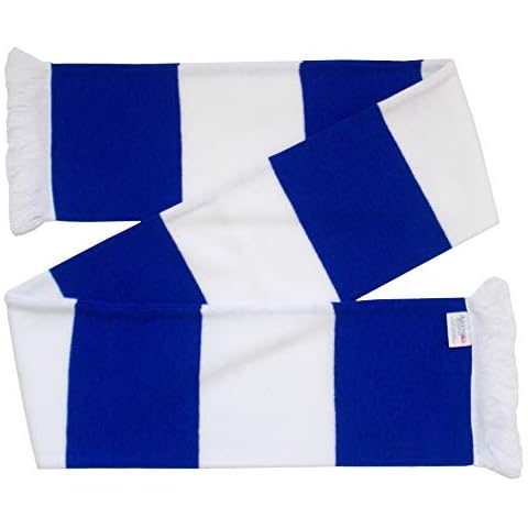 Arena Scarves Birmingham City Supporters Royal Blue and White Retro Style Scarf Cover