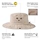 Comhats Sonnenhut Damen UV Schutz 50 mit Pferdeschwanzloch Faltbar wasserdichte Safari Hut Herren Outdoor Wanderhut Boonie Hat Breitkrempe tropenhut Sonnenhut zum Angeln Hellbeige M 54-57CM
