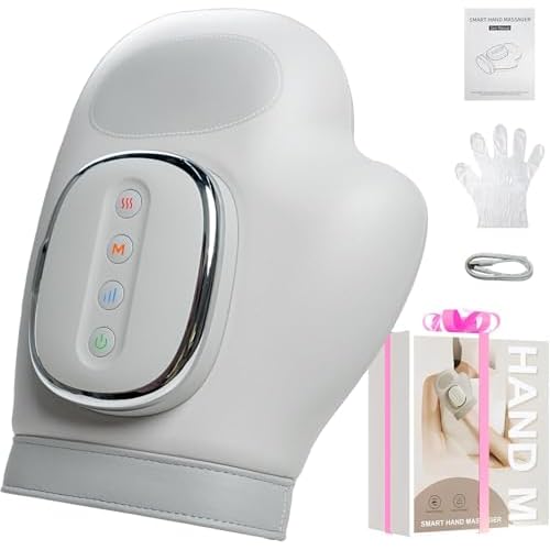 2026 NEW Smart Hand Massager with Heat and Compression – 3 Modes, 5 Intensities, Wireless Air Pressure for Arthritis & Hand Pain Relief – Portable for Home, Office, Travel – Ideal Wellness G