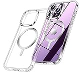 Shields Up für iPhone 13 Pro Max Hülle [Magnetische Transparente] [Anti-gelb Kompatibel mit MagSafe Hülle] Dünne HandyHülle Stoßfest Schlanke Shutzhülle iPhone 13 Pro Max (6.7'') - Clear