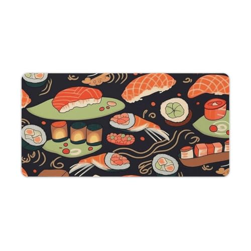 Mouse Pad grande Japanese Sushi Shrimp con base antideslizante miniatura 1