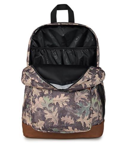 Image of JanSport Cool Backpack with 15-inch Laptop Sleeve, Large Computer Bag Rucksack with 2 Compartments, Ergonomic Straps, Woodland Camo