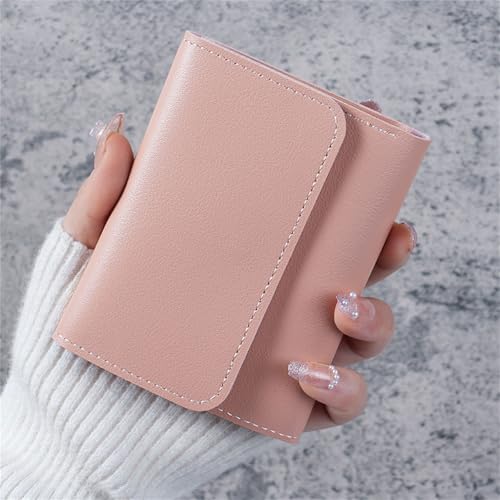 Minimalists Women's Short Wallet with Multiple Card Slots Cash Coin Organizers PU Leather Ladies Pocket Small3