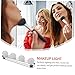 Mipcase Makeup Light Led Vanity Light Bulbs Suction Cup Vanity Lamp 4 Bulbs Portable No Tool Installation
