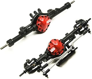 Jack-Store Alloy Front and Rear Axles Set 1/10 Model Car ARB Edition for 1:10 D90 Rc Crawler Car