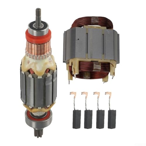 Professional Rotor Stator Carbon Brush Kit 6 Pieces Set for HR4001C HR4010C HR4011C HR4003C HR4013C HR4001CX Power Tool Accessories